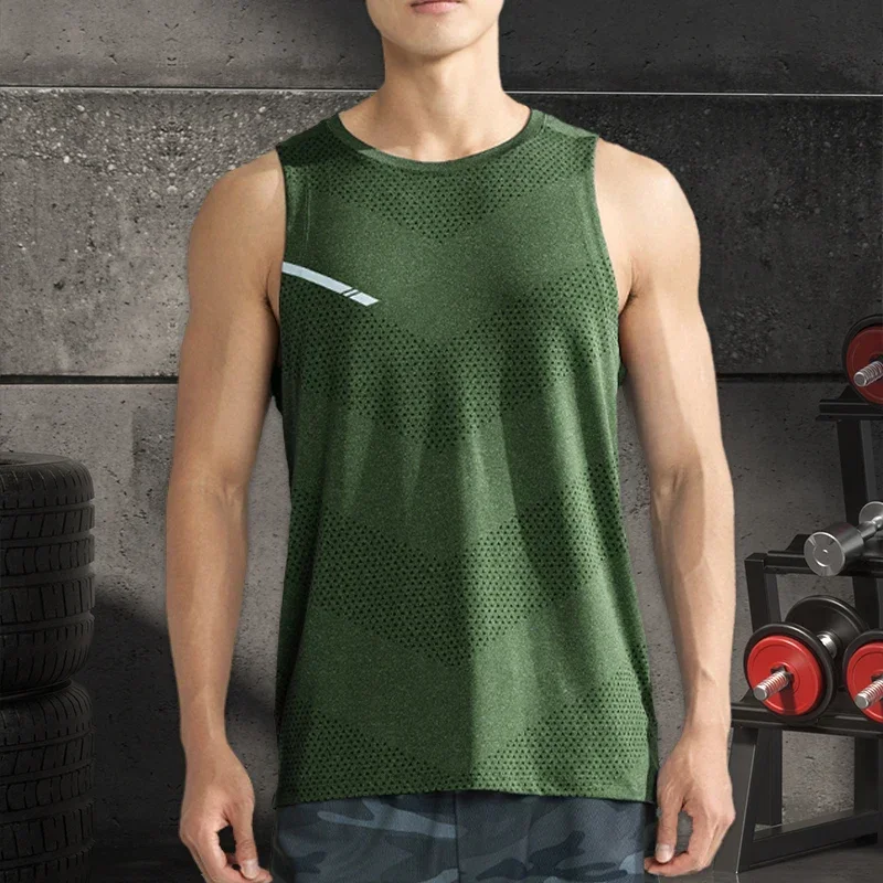 Ropa deportiva de secado rápido para hombre, camiseta interior fresca de viaje para playa, moda para gimnasio, correr, camisetas de tenis deportivas