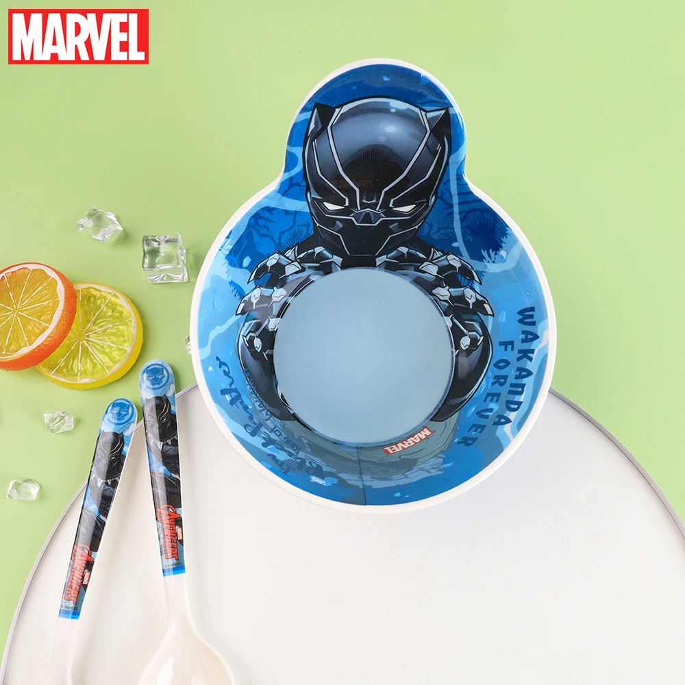 Tazón de Melamina Oficial de los Vengadores, Resistente al Calor e Irrompible, con Diseño de Spider-Man, Hulk y Thor, para Cereal, Sopa o Desayuno, Ideal para Regalo