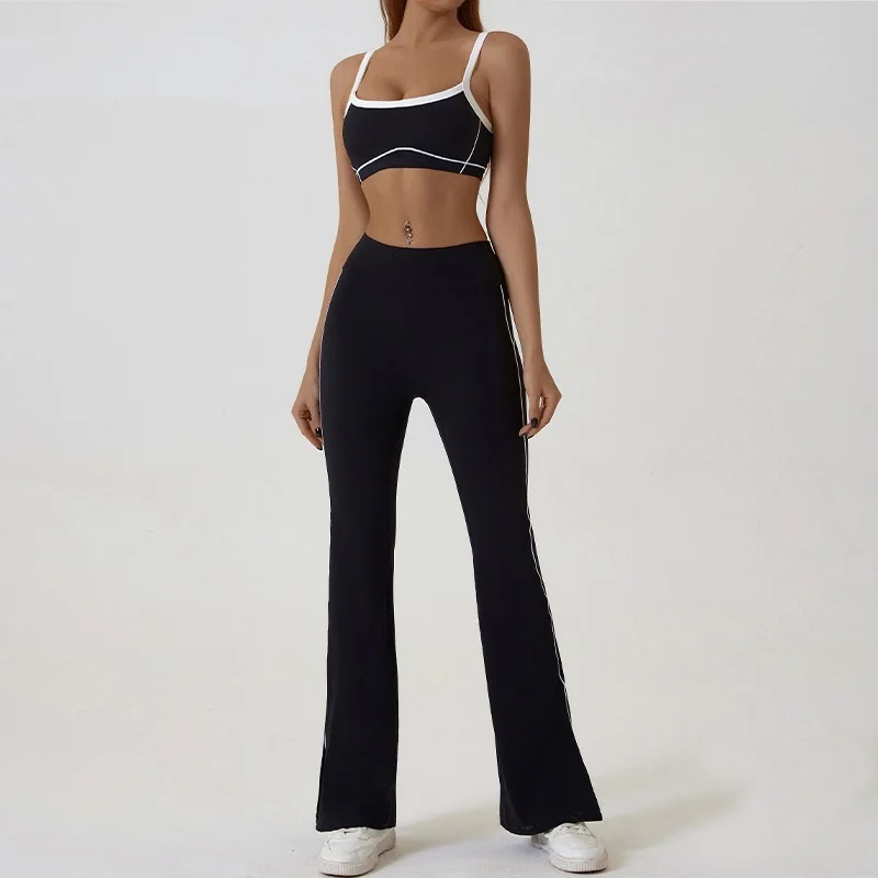 Cloud Hide-traje de Yoga para mujer, conjunto de gimnasio y Fitness, chándal deportivo SEXY de dos piezas, trajes de entrenamiento para Pilates, ropa para correr