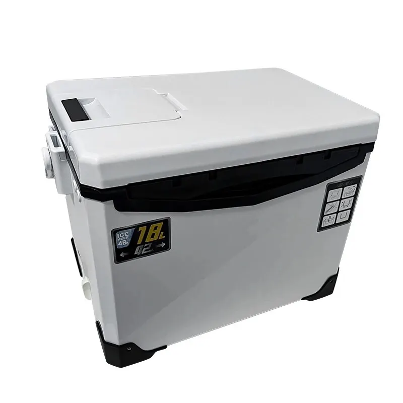 Caja enfriadora de pesca, caja de aparejos para tanque al aire libre, herramientas de almacenamiento de peces, mar, con agujeros de aire portátiles, 10L, 18L, 22L, 32L, 48L