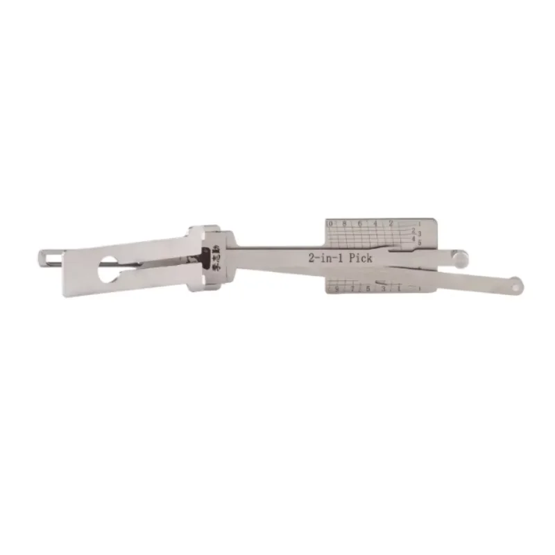 LISHI HU64 (8910) V.4 EXT 2 en 1 Decodificador de Cerraduras y Herramienta de Apertura de Puertas de Coche con Encendido para Cerrajeros, Herramienta de Apertura Automática con Fresado Lateral