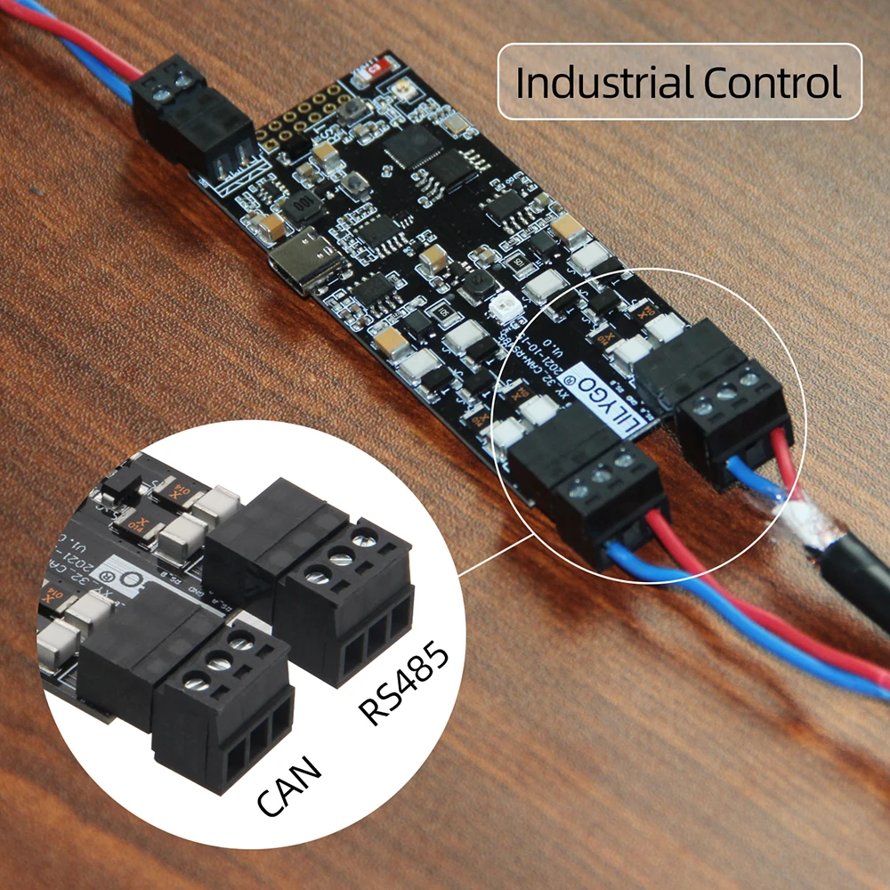 LILYGO® Módulo de Control Industrial T-CAN485 ESP32, tarjeta TF, WIFI, Bluetooth, placa de desarrollo IOT inalámbrica, WS2812 RGB
