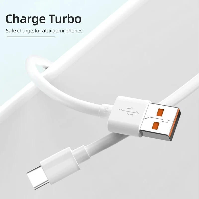 Cable de carga rápida Turbo USB Original de 120W para Xiaomi mi 17 15 14 13 12 11 6A 67W tipo C Cable Redmi Note 10 9 8 7 Pro K70 Poco