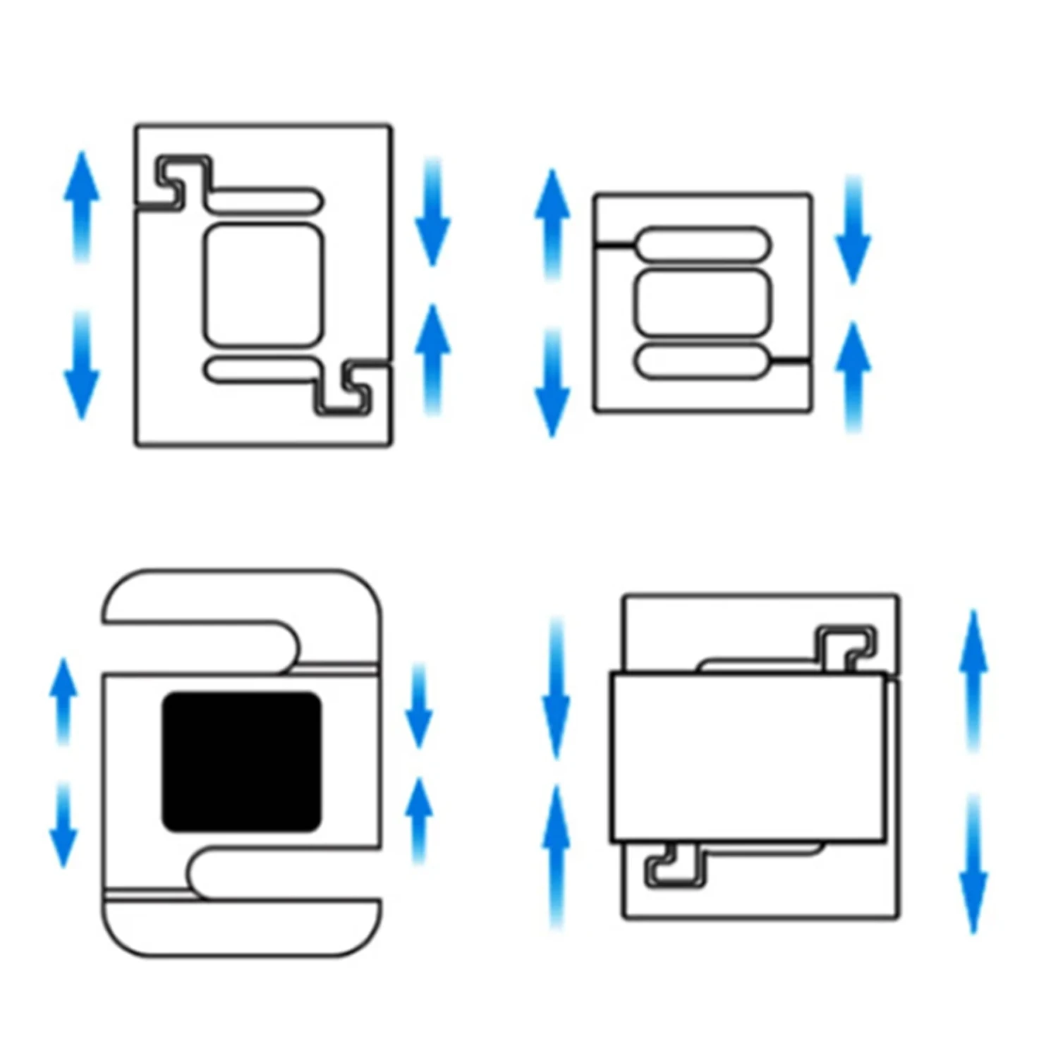 Sensor de Celda de Carga Tipo S en Miniatura de 30 kg, 100 kg, 200 kg, Transductor de Fuerza Bidireccional de Tensión y Compresión, Grado Profesional