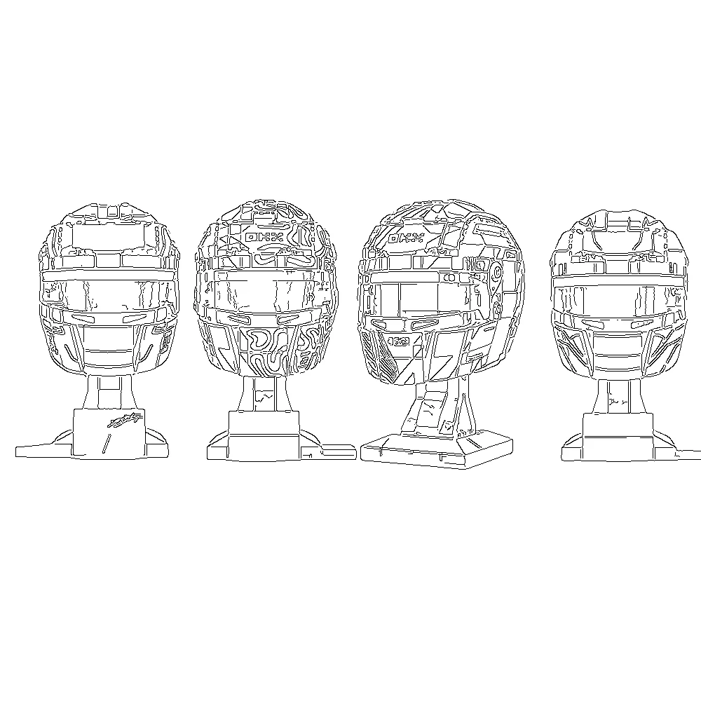 En stock: Kit de construcción de casco de carreras Hamilton de 4 estilos (amarillo, rojo, ladrillo), modelo de exhibición para ensamblaje DIY, coleccionable para adultos.
