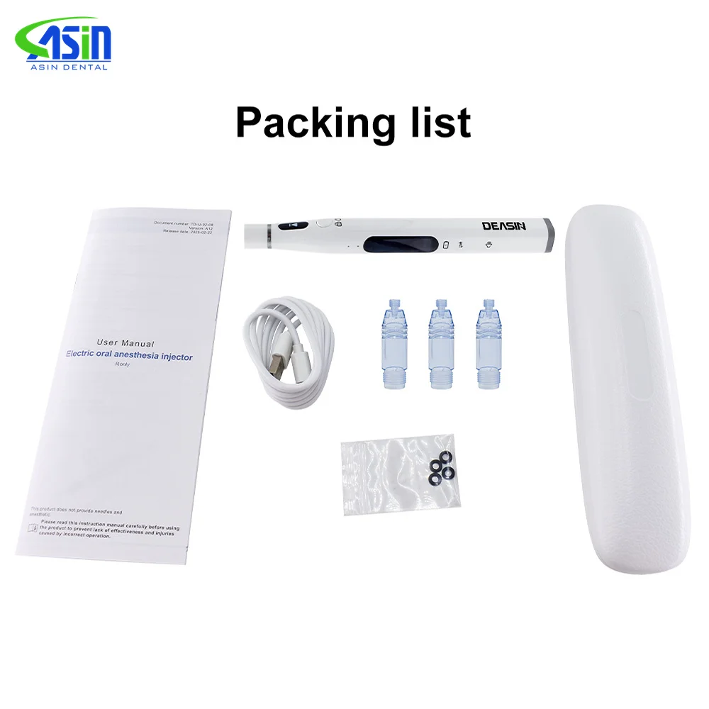 Mini inyector de anestesia Oral Dental, potenciador con pantalla LCD, inyector de anestesia Local indoloro, sin dolor, inyección Oral inalámbrica