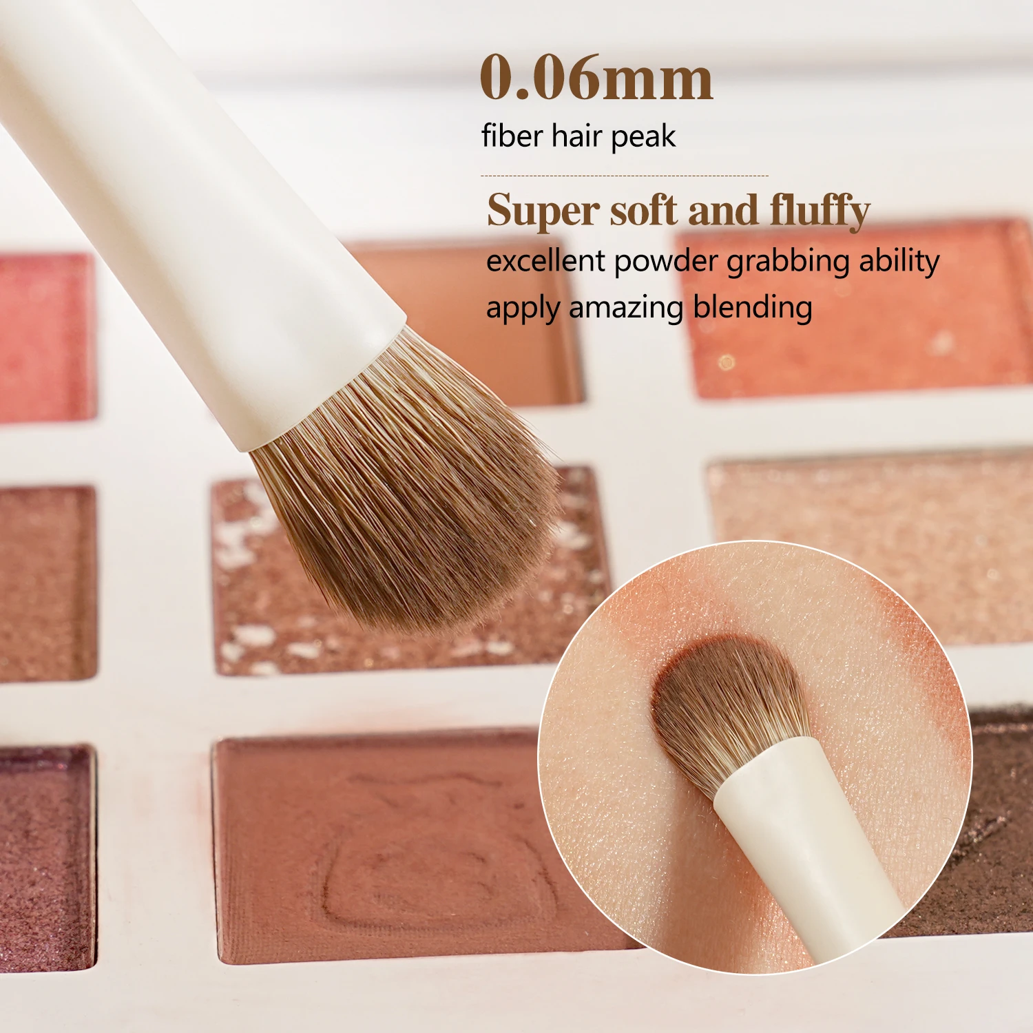 BEILI, 15 Uds., juegos de brochas de maquillaje sintéticas de primera calidad, color Beige, base, corrector, sombra de ojos, delineador de ojos, colorete, mezcla, resaltador