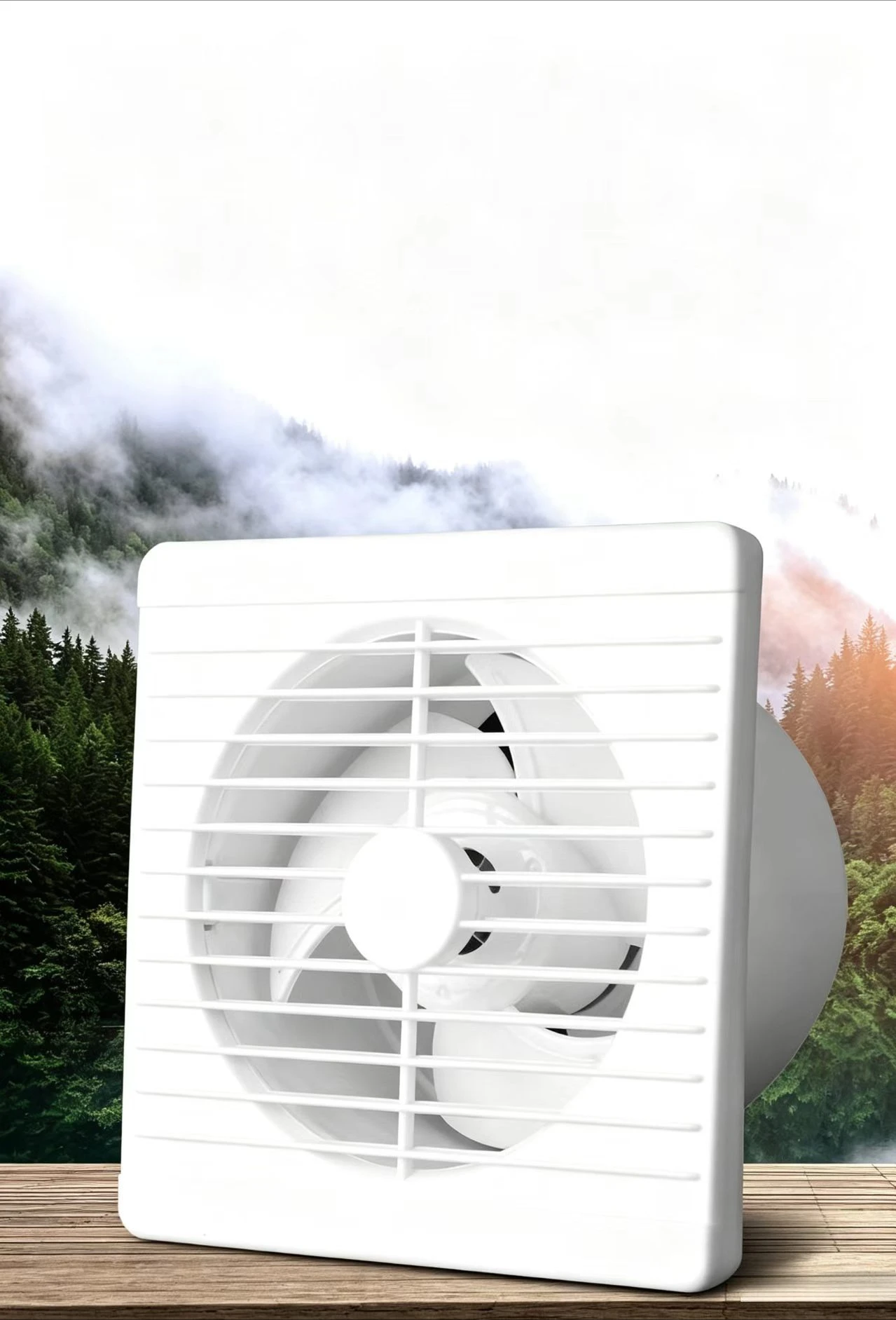 220V 4 pulgadas 6 pulgadas 8 pulgadas colgante de pared Ventilador blanco pequeño Extractor Extractor de aire inodoro baño Cocina Ventilador
