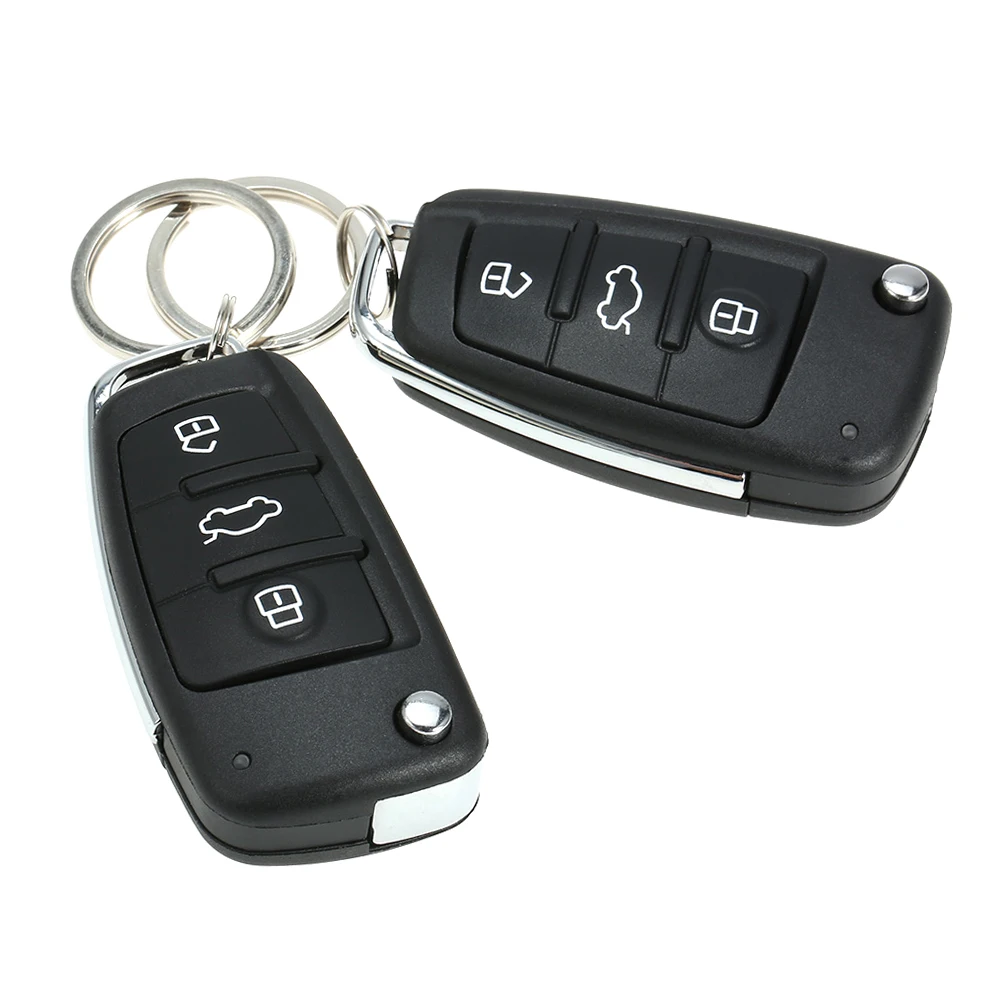 Cerradura de puerta de coche Universal, sistema de entrada sin llave, Kit de bloqueo Central con Control remoto, accesorios para coche