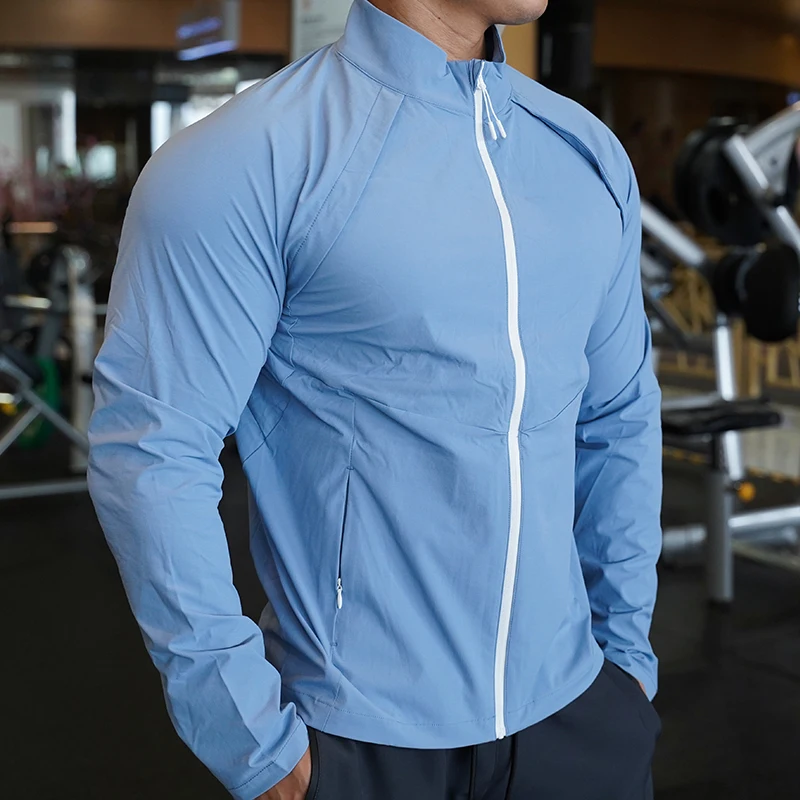 Chaquetas impermeables de secado rápido para hombre y mujer, ropa a prueba de viento para correr, gimnasio, Fitness, escalada, senderismo, deportes al aire libre, Otoño e Invierno