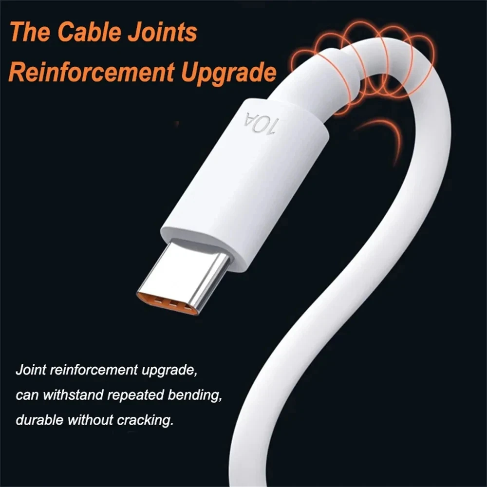 NNBILI 5 uds tipo C Cable de datos de carga súper rápida 120W Cable de cargador rápido para Samsung Xiaomi Huawei USB C Cable de datos de teléfono móvil