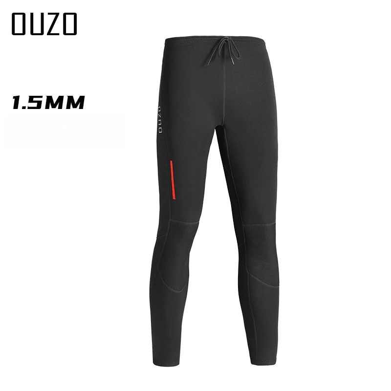 Traje de Neopreno de 1.5mm para Hombre y Mujer, Traje de Buceo de Manga Larga con Cremallera Frontal para Pesca Submarina, Natación y Surf