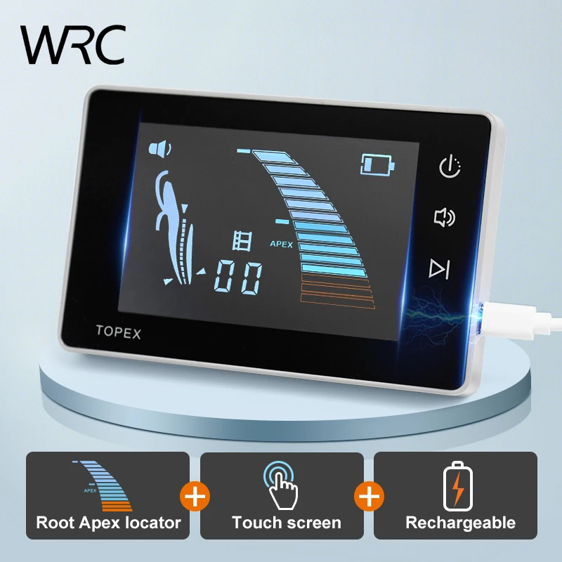 Localizador de ápice de raíz endodóntica Dental, batería recargable de conducto radicular, pantalla LCD, herramienta de instrumento localizador apical