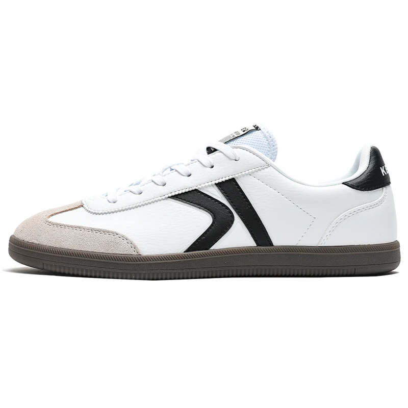 Zapatillas de Entrenamiento Kelme German, Ligeras, Retro, Cómodas, Casuales, para Deportes al Aire Libre, Fitness, Running, Blancas