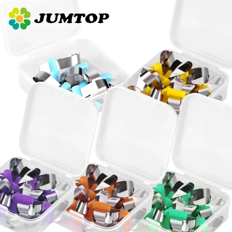 JUMTOP-Matrices metálicas contorneadas seccionales, hoja formadora de ortodoncia Dental con bandas de matriz de odontología de posicionamiento