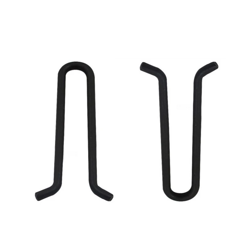 1000 unidades de accesorios de pesca de carpa: Plomos de plomo negro mate, clips con ojo moldeado, clips en U de cabeza doblada, artículos de pesca, pesca