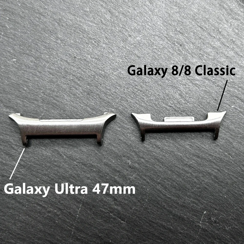 Correa de acero inoxidable para Samsung Galaxy Ultra2, pulsera de Metal de lujo de 47mm para Galaxy Watch 9/8/8 Classic 40/44/46mm, correa para hombre