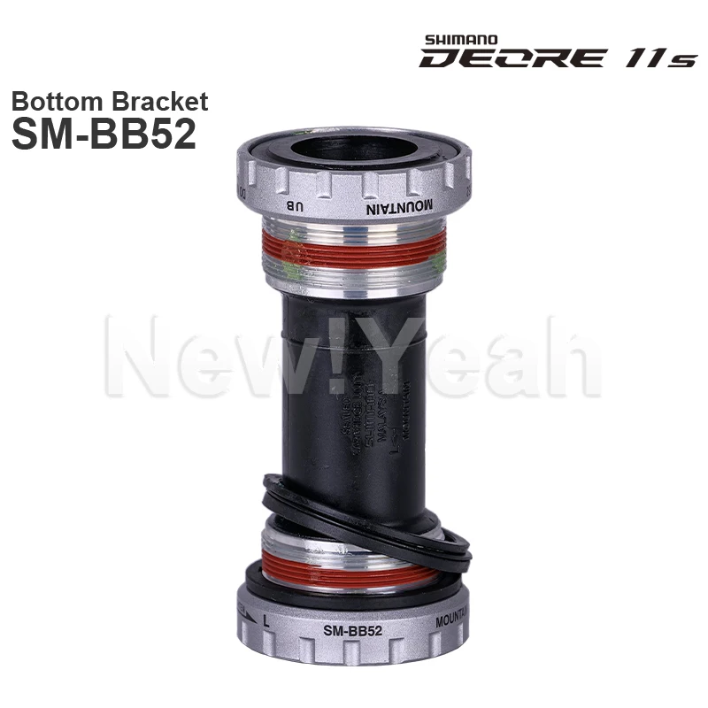 Grupo de Transmisión SHIMANO DEORE - M4100, Juego de Bielas FC-M4100-2 36-26T y Eje de Pedalier SM-BB52 /BB-MT500-PA- 2x10 velocidades