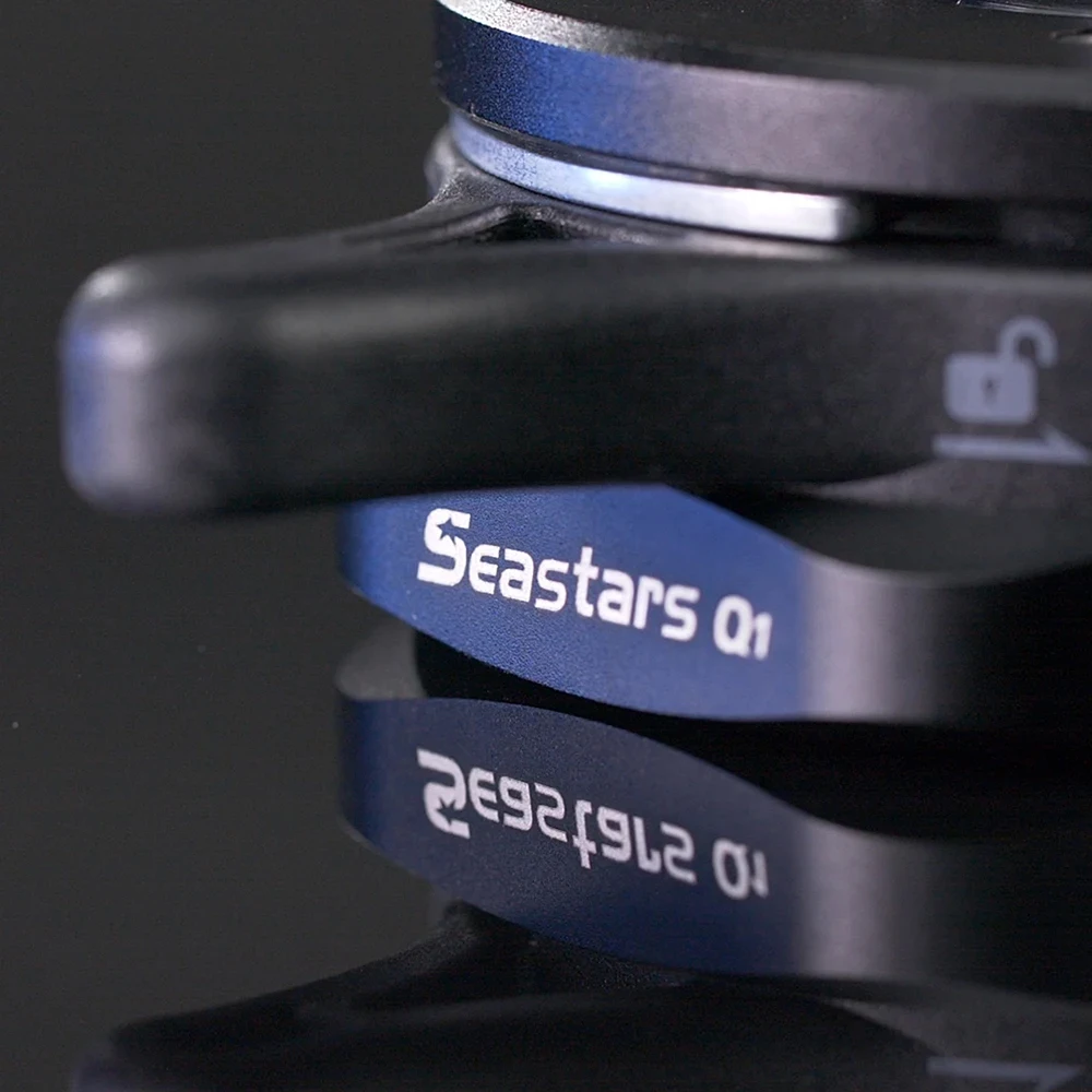 IMEAGE-Placa de liberación rápida Seastar Q1S, montaje de trípode de conexión rápida para cámara mejorada, Compatible con cabezal de bola, trípode, monopié