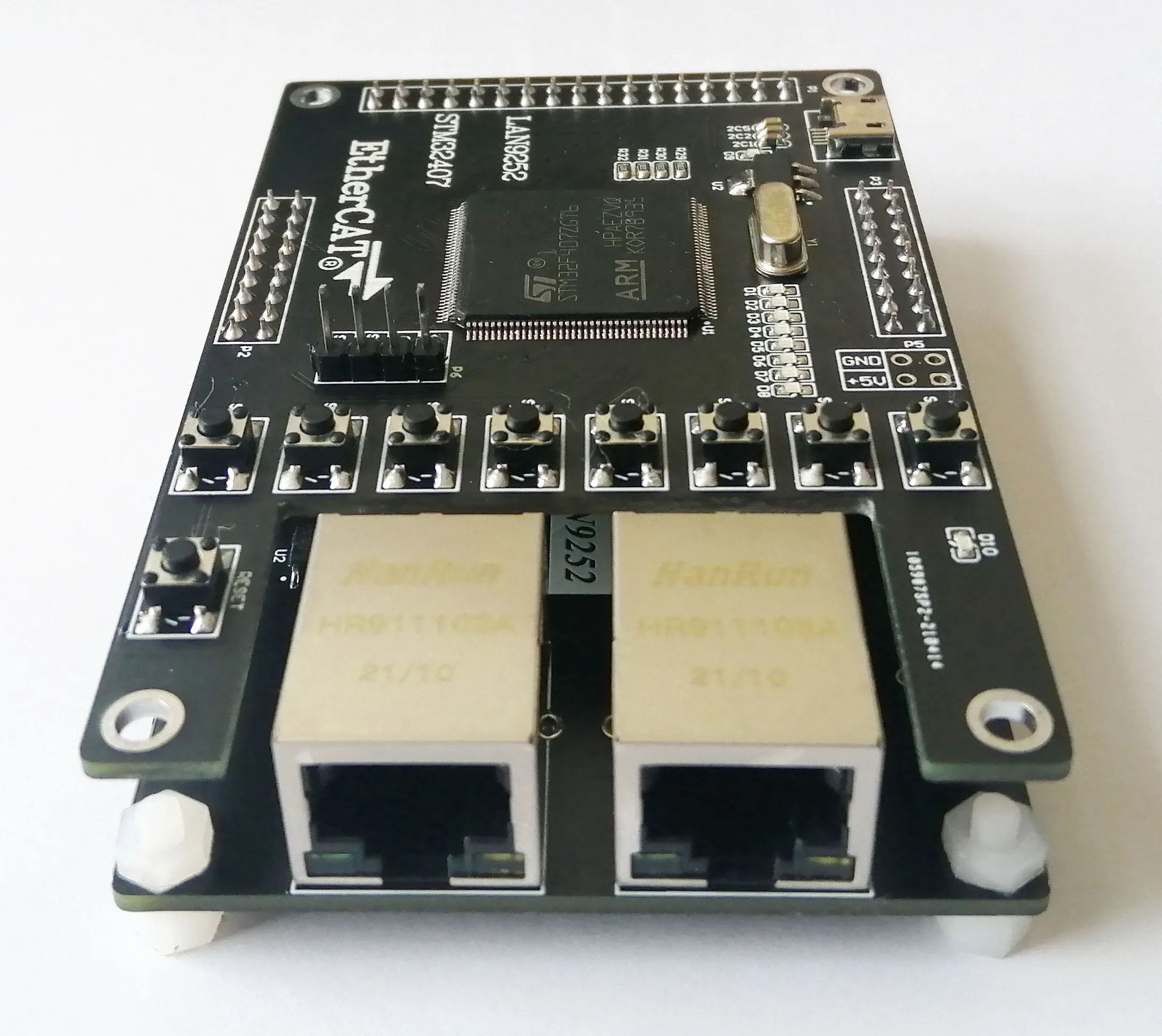 LAN9252 Esclavo LAN9252 Placa de desarrollo STM32407 STM32F407 EtherCAT Esclavo 16IO CIA402