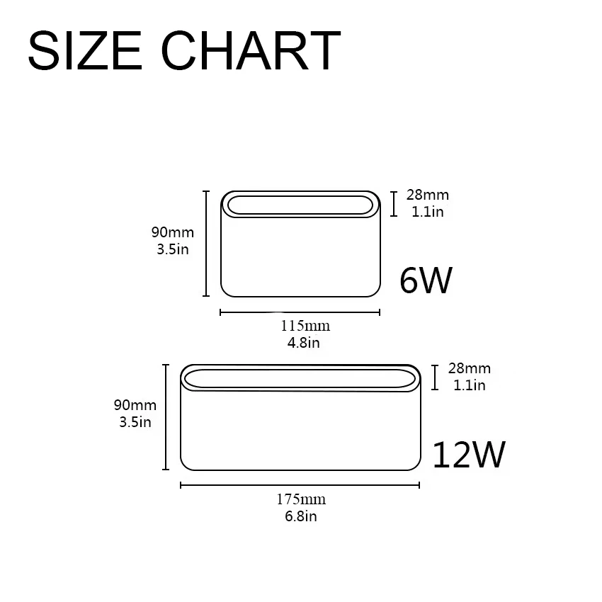 Lámpara de pared nórdica de aluminio IP65, lámpara de pared interior impermeable, luces de pasillo hacia arriba y hacia abajo para el hogar, escaleras, lámparas de noche para dormitorio