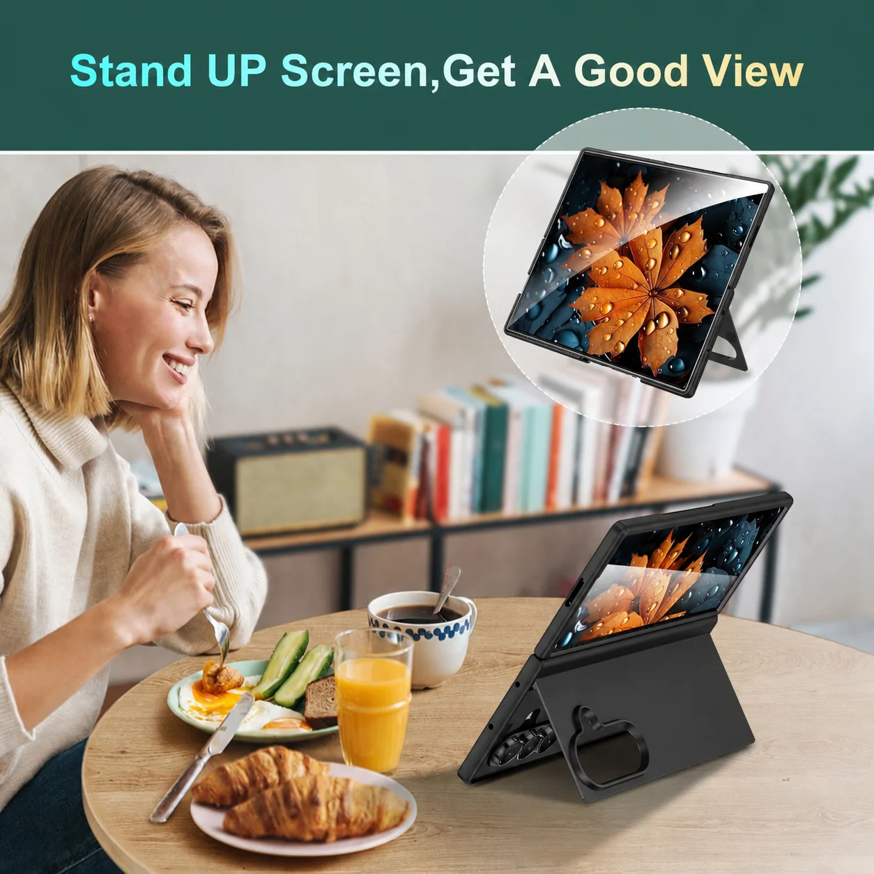 Funda Protectora Anticaídas con Soporte para Samsung Galaxy Z Fold 8 Ultra Fold8 Fold 7 6 5 4 3 Fold7 Fold6 Fold5 Fold4