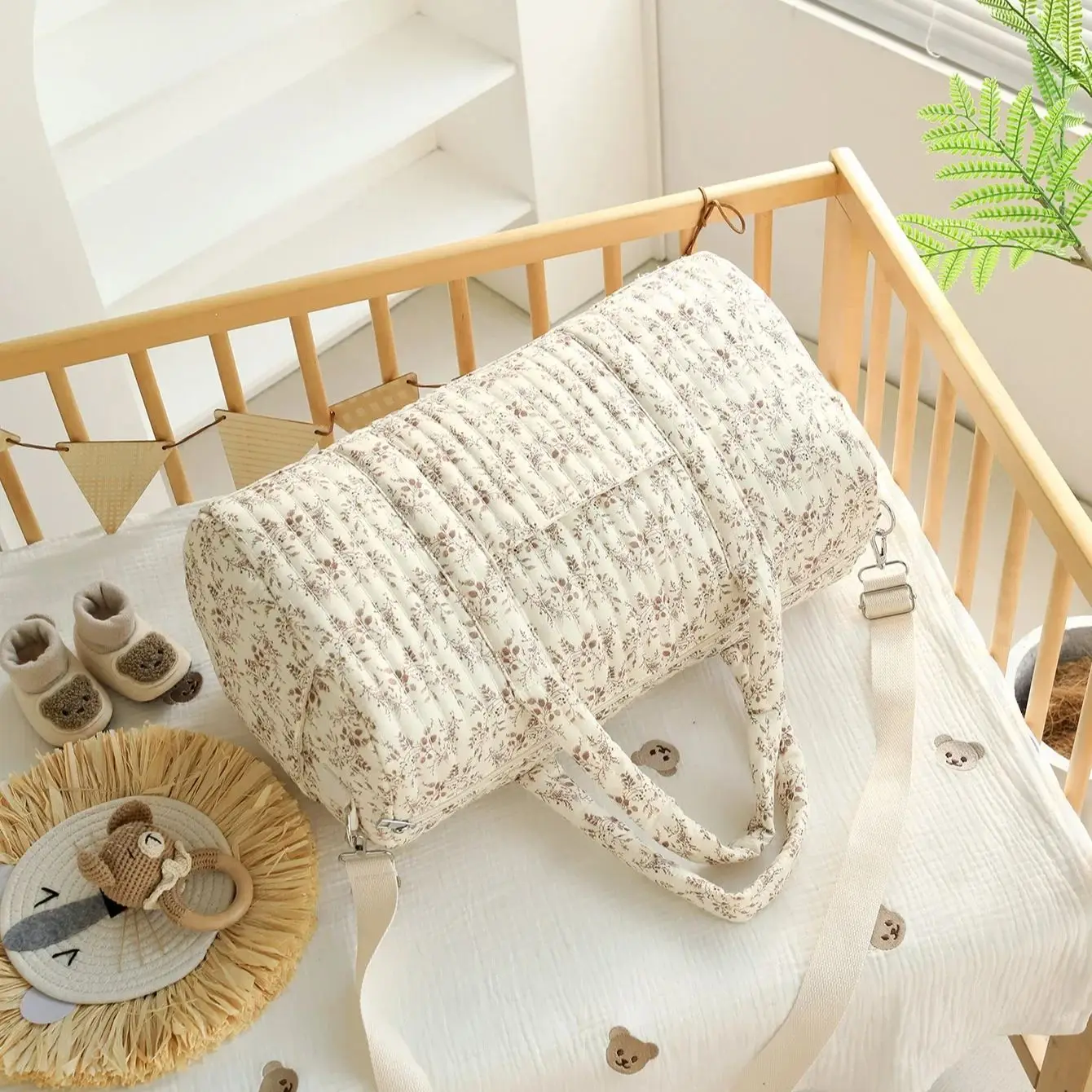 Bolsa grande para mamá, bolsa de almacenamiento de pañales de bebé de maternidad, organizador de artículos para bebé de gran capacidad, bolsa de viaje para mujer, bolso multifuncional