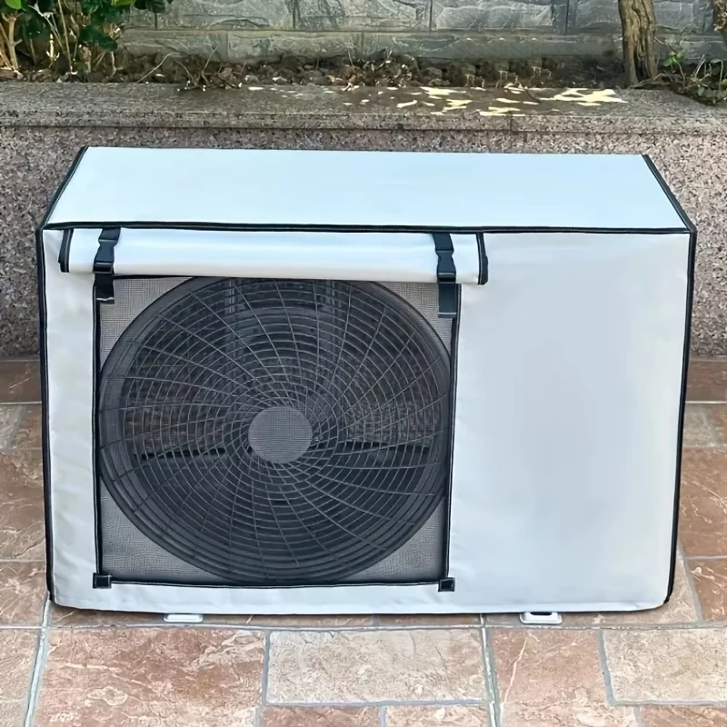 Cubierta de aire acondicionado para exteriores, protector solar impermeable Oxford, unidad principal de aire acondicionado, cubiertas protectoras antipolvo, funda impermeable, 1 ud.