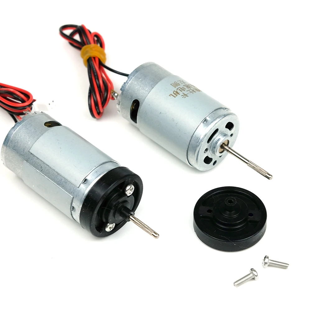 Propulsor subacuático de 6V-12V, Motor 390 de 13000RPM con junta impermeable de goma para cebo de pesca RC, propulsor impermeable para barco