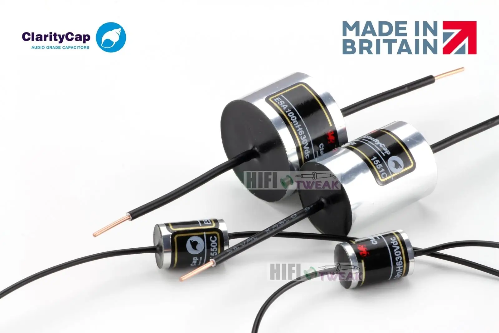 2 unids/lote original británico Claritycap (ICW) ESA 3% insignia audiófilo acoplamiento de audio condensador cruzado envío gratis
