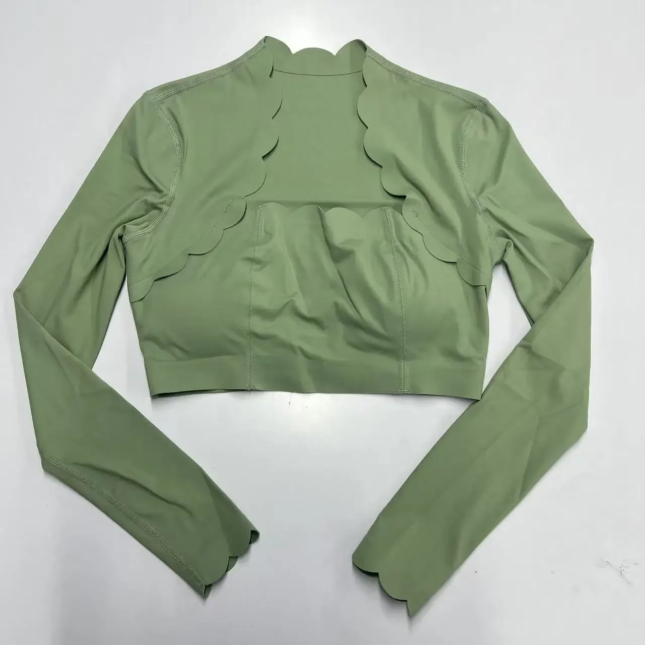 Negro cuadrado cuello apretado alto elástico flaco Yoga deportes mangas largas moda compresión pantalones Fitness Leggings entrenamiento medias