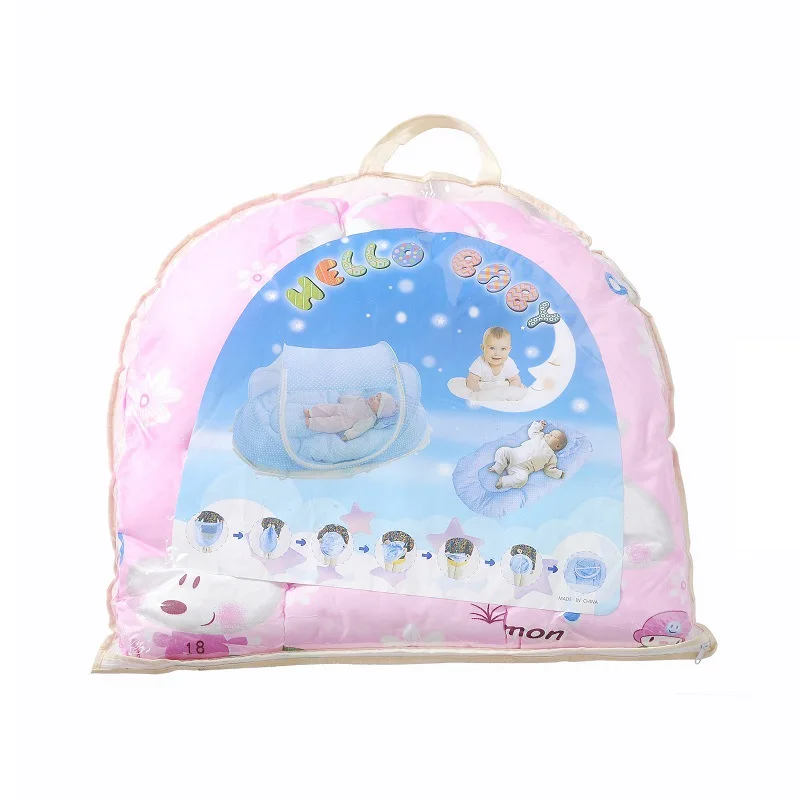 Mosquitera Plegable para Cuna de Bebé con Colchón y Almohada, Cambiador de Pañales, Tienda de Campaña Antimosquitos para Recién Nacidos, Red de Cuna para Bebé, Cama de Viaje