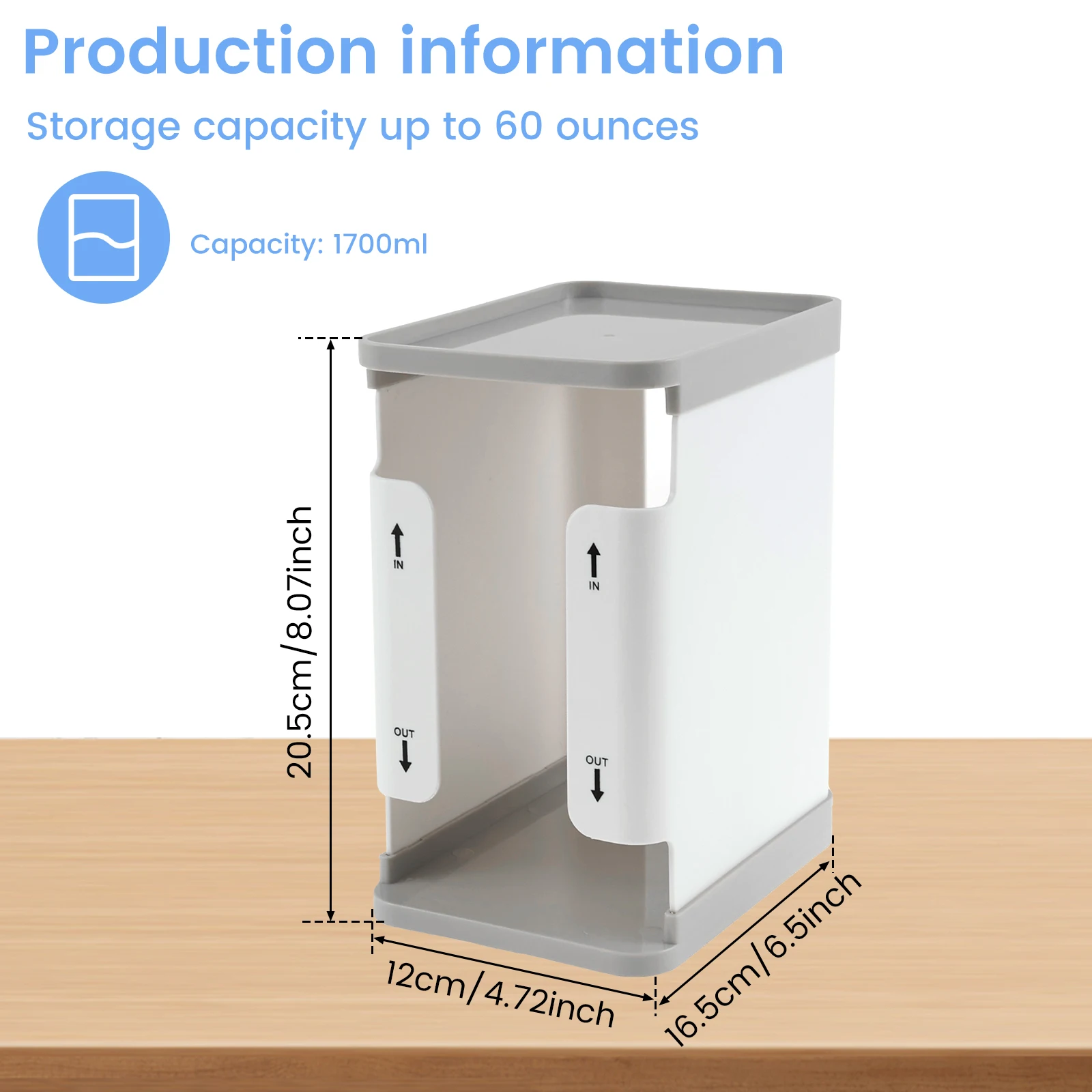 Torre de almacenamiento de leche materna de 1700 ml, organizador de congelador de leche, almacenamiento conveniente, eficiente, organizador de congelador