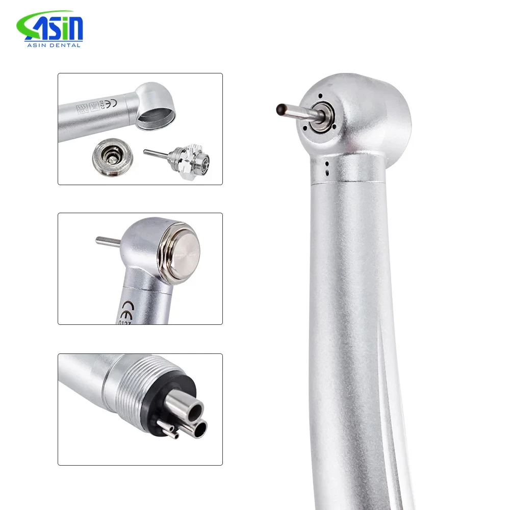 DEASIN Dental MAX pieza de mano de alta velocidad generador electrónico de autoalimentación botón pulsador cartucho de turbina de aire máximo Rotor 2/4 agujeros odontología