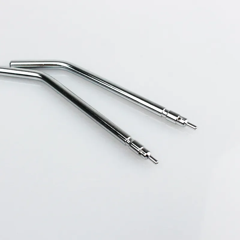 Boquillas dentales de acero inoxidable, puntas de jeringa de 3 vías, pulverizador de agua y aire, Triple jeringa, piezas de repuesto para silla de odontología, 10 piezas