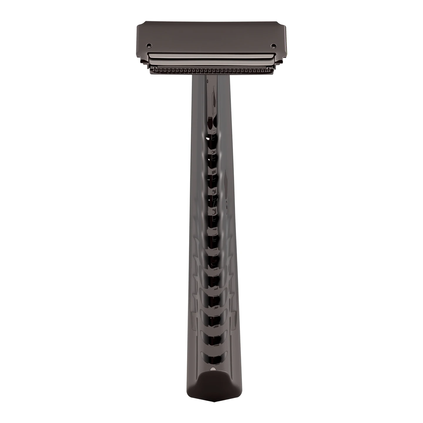 Maquinilla de Afeitar Clásica de Metal de Doble Capa, Maquinilla de Afeitar Manual con Hoja de Acero Inoxidable de Doble Cara