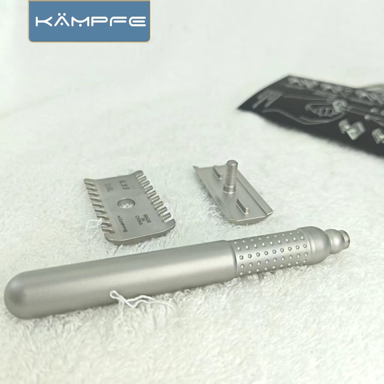 KAMPFE - Maquinaria CNC para afeitadoras de seguridad de acero inoxidable, con 5 cuchillas, herramientas para hombre