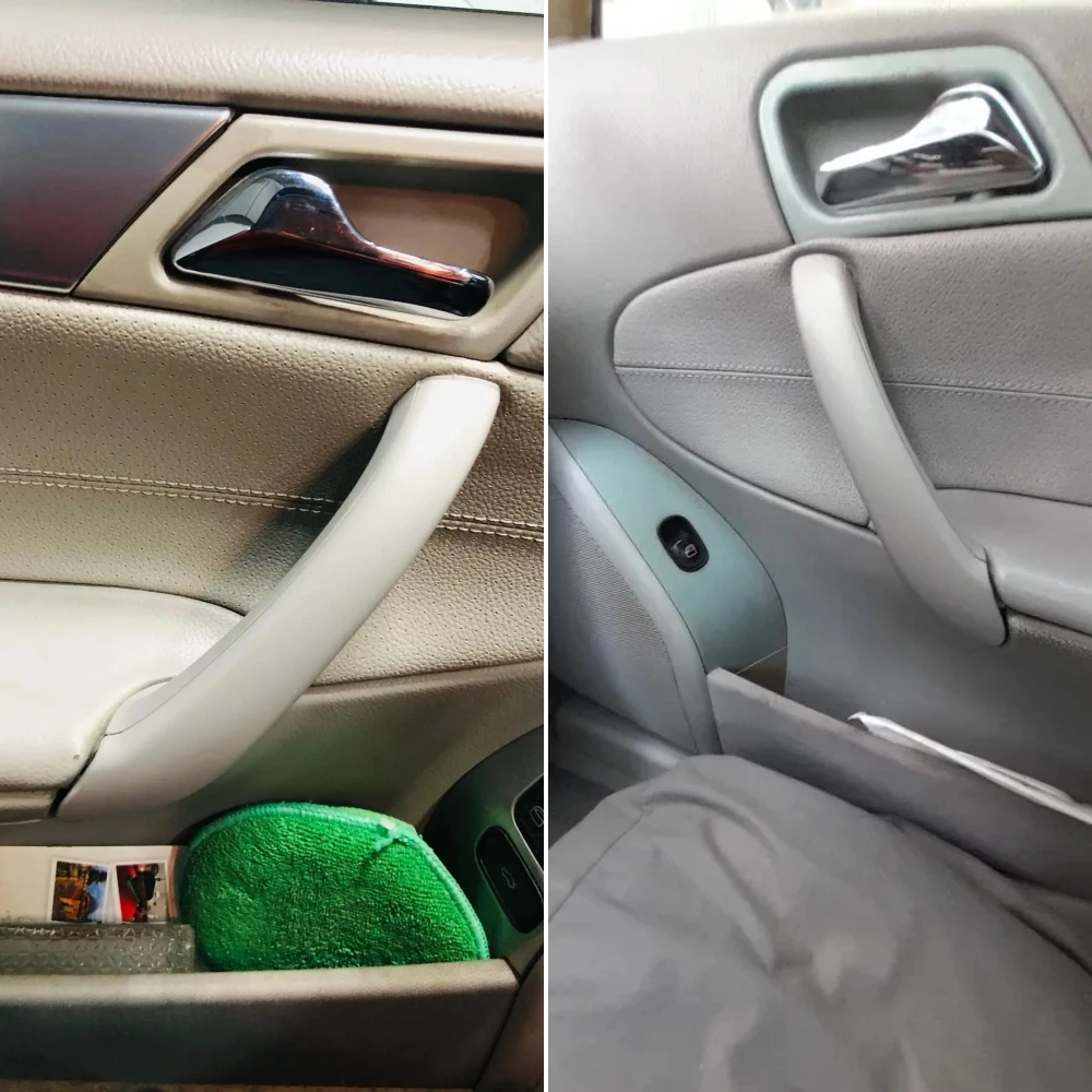 Cubierta de tirador de puerta delantera y trasera de coche para Mercedes Benz W203 C230 C240 C280 C320 C350 2000 2001 2002 2003 2004 2005 2006 2007