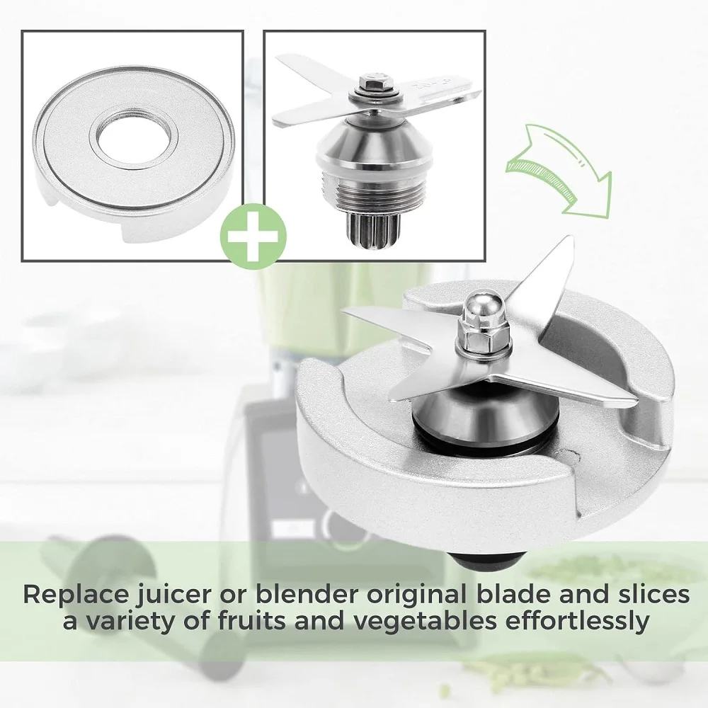 Tuerca retenedor de repuesto con junta tórica, Compatible con batidoras Vitamix de 32oz, 48oz y 64oz