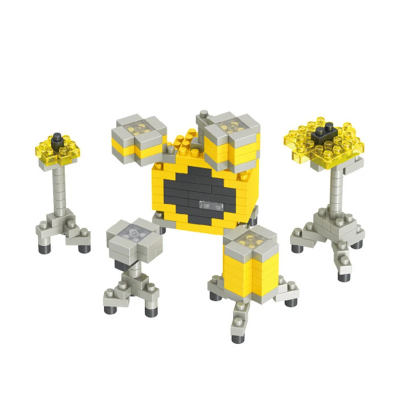 MOC-bloques de construcción de instrumentos musicales para niños, Mini Piano de plástico ABS, guitarra, montaje de bricolaje, ladrillos, juguetes educativos
