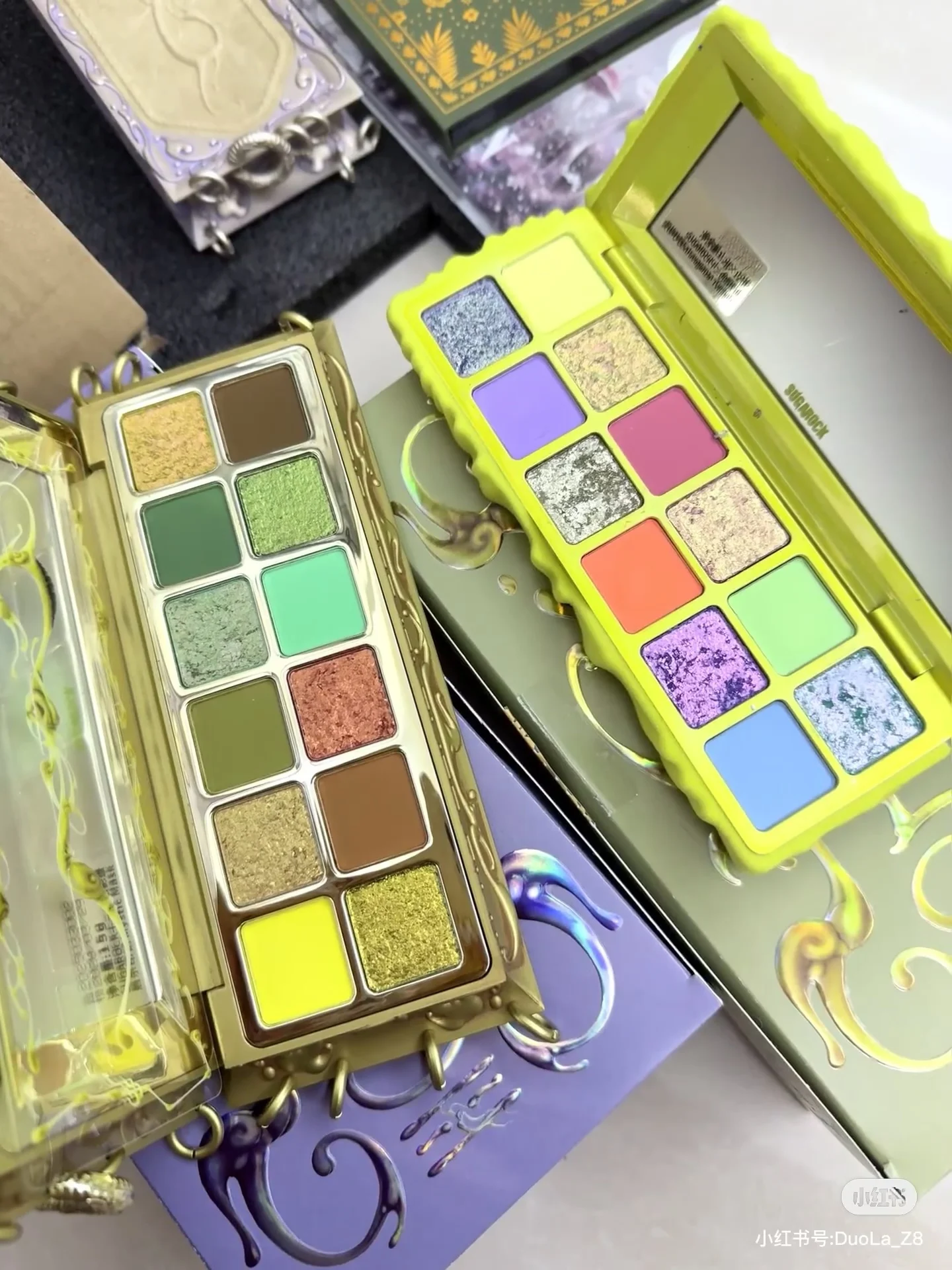 Sugarock 12 colores paleta de sombra de ojos brillo camaleón mate sombra de ojos maquillaje