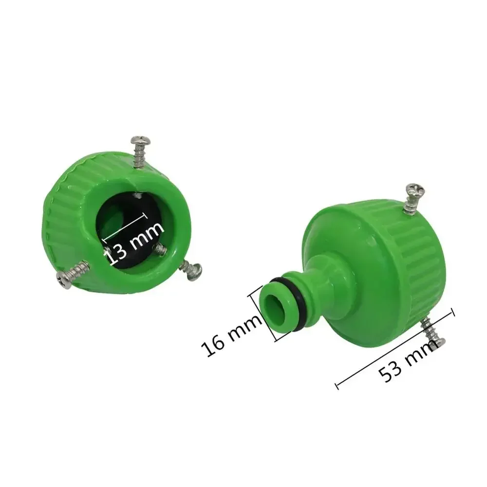 Adaptador Universal para grifo de agua, accesorio de tubo de riego con perno de sujeción, 16-22mm, 1 piezas