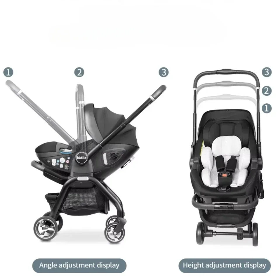 Coches de bebé portátiles (incluidos los cochecitos para recién nacidos) y cochecitos multifuncionales para bebés, enviados desde la UE: cochecitos plegables de lujo.
