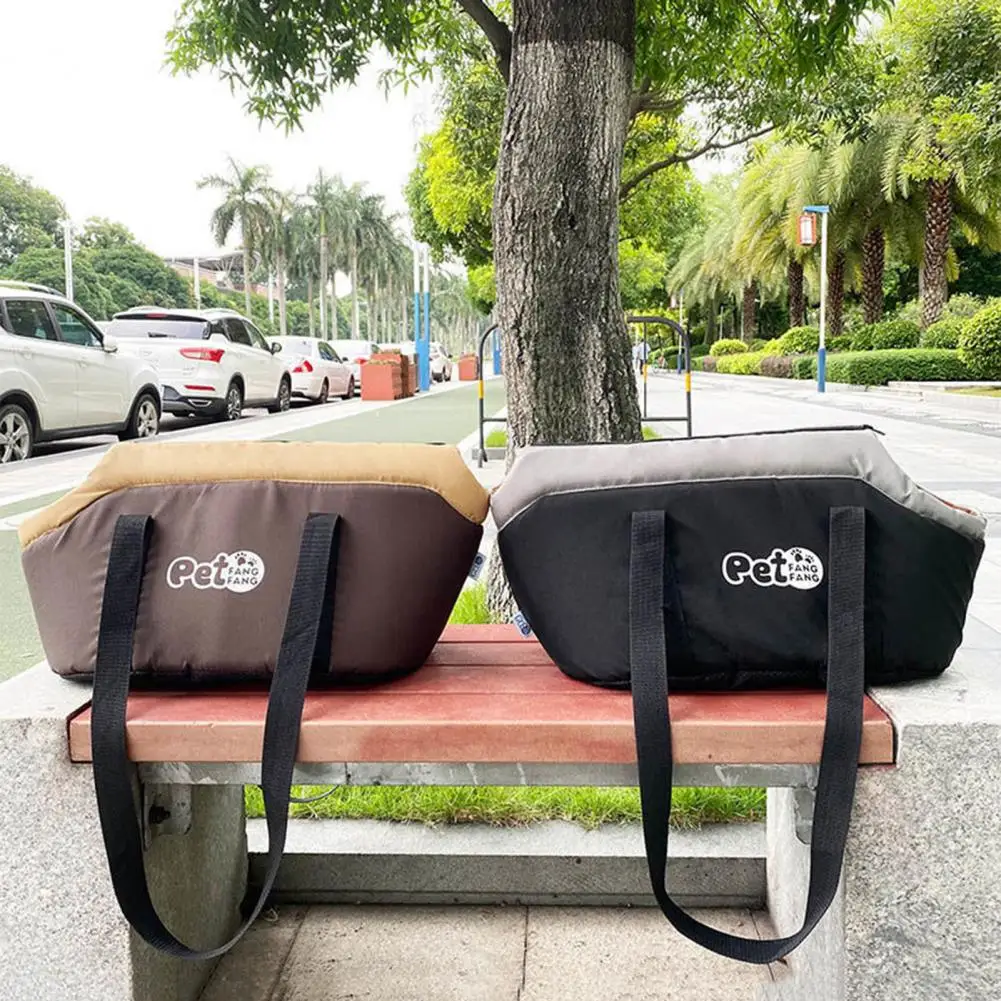 Bolsa para mascotas, almohadilla Interior de tela ajustable de lado suave, bolsa de transporte para mascotas, transportador de gatos, bolso de viaje transpirable para mascotas