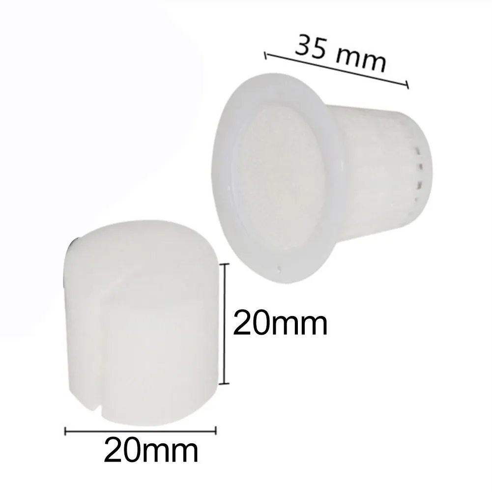 50 Uds. Taza de red para plantas y 50 Uds. De esponja cilíndrica para orquídeas hidropónicas, vasos de red de plástico resistentes a los rayos UV para iniciación de plantas