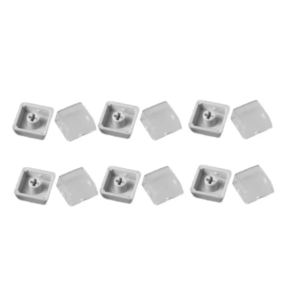 Teclas transparentes de doble capa, Clips de papel extraíbles, interruptor MX personalizado, protección de carcasa relegendable, 1/10/Uds.
