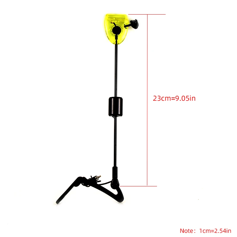 Juego de swingers de pesca, indicador de picadura de pesca iluminado por LED, aparejos de pesca en estuche con cremallera, receptor de señal de columpio para exteriores