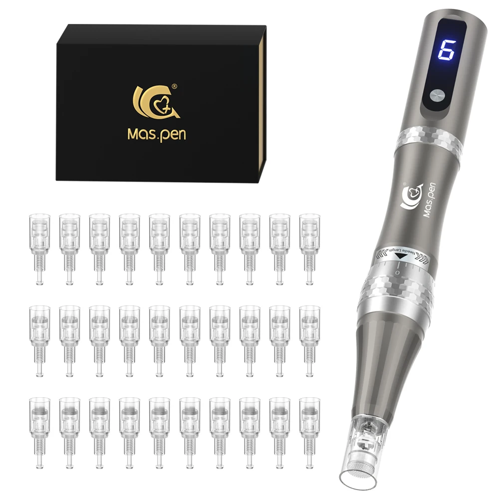 Bolígrafo Derma con microagujas profesional, caja de regalo, dispositivo de belleza Mas Pen S8/N6 a la venta