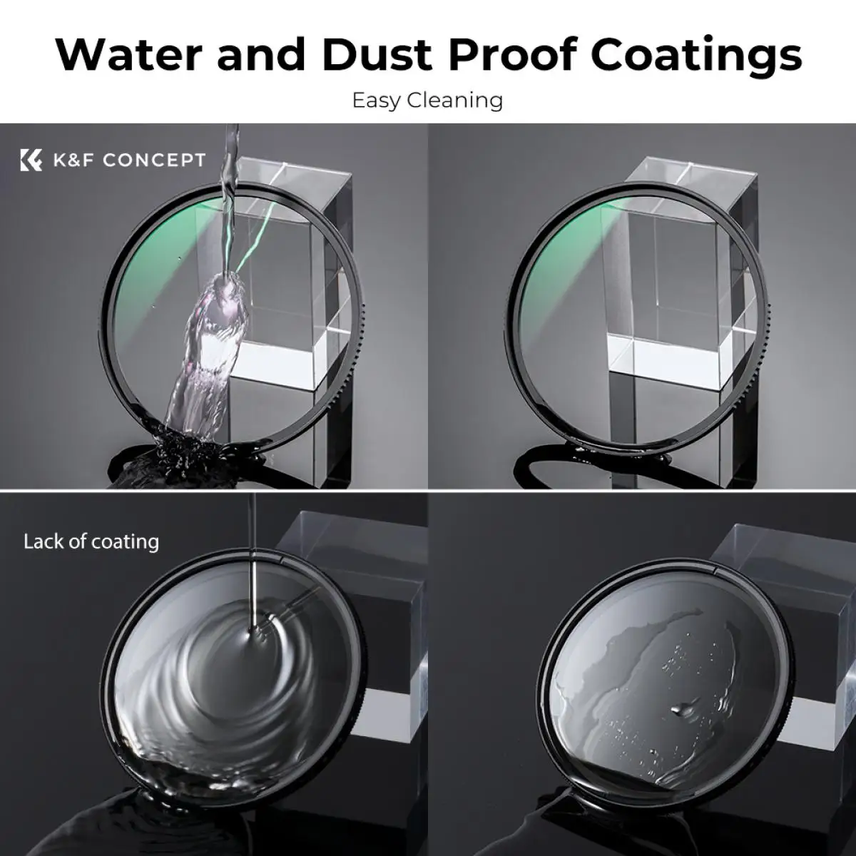 K & F Concept 67mm MCUV filtro UV 77mm 72mm 82mm revestimientos multicapa HD protección ultravioleta 37mm-127mm filtro serie NANO-X
