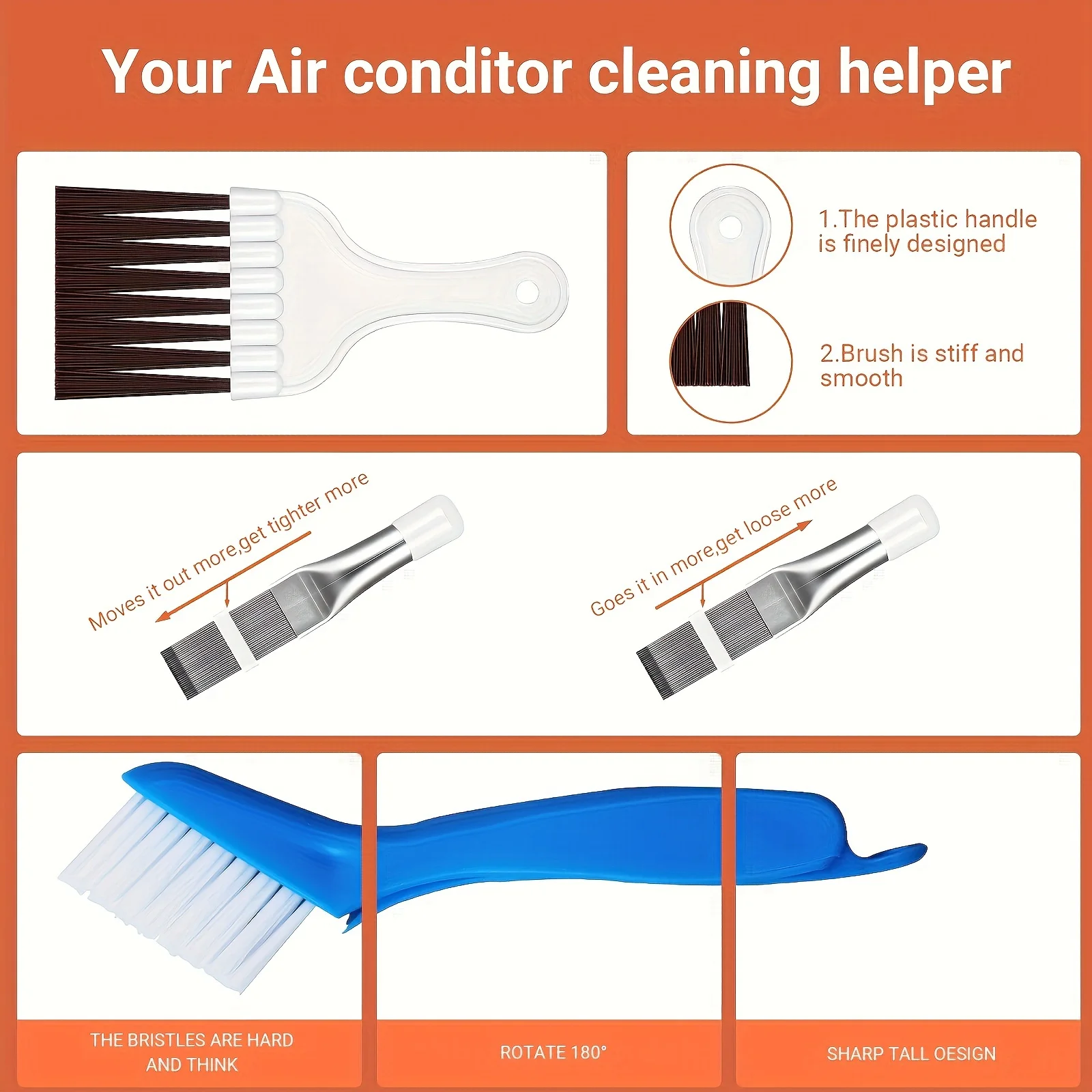 Juego de cubierta de agua de aire acondicionado grande, limpiador con acondicionador de tubería de agua, Kit de limpieza impermeable, adecuado para 24000-36000 Btu